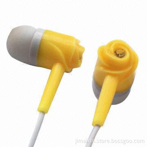 Earphones, CE and FCC certified, RoHS Directive-compliant